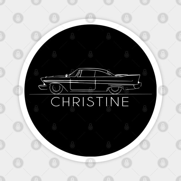 Christine - Sketch Magnet by TheAnchovyman